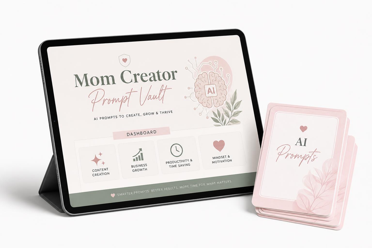 Mom Creator Prompt Vault product mockup