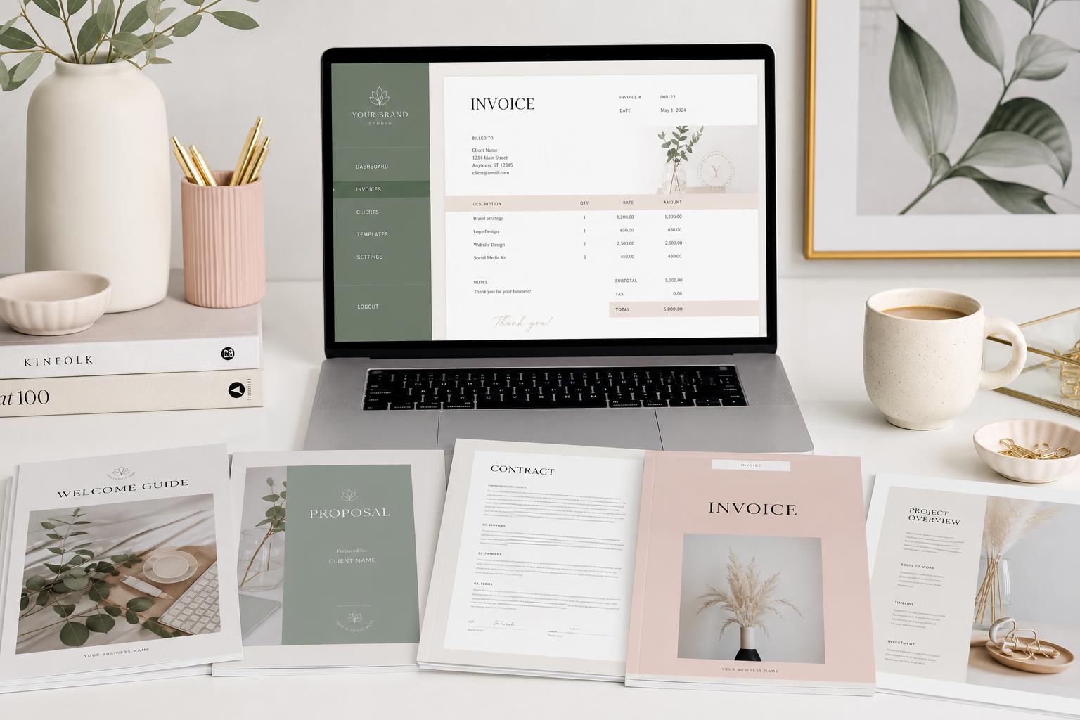 Business Essentials Template product mockup