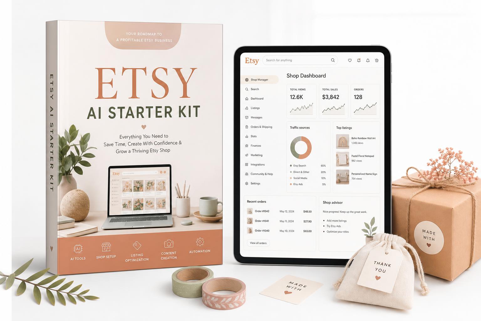 Etsy AI Starter Kit product mockup
